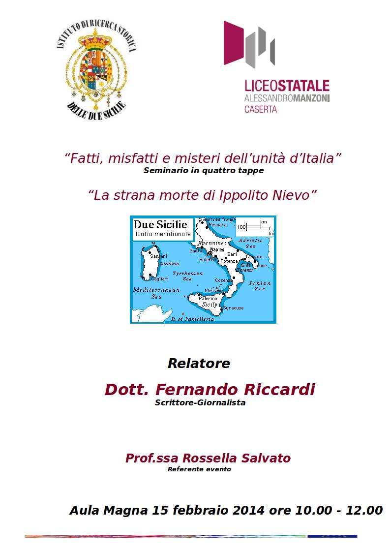 2014-02-15 Fatti, misfatti e misteri dell'unità d'Italia
