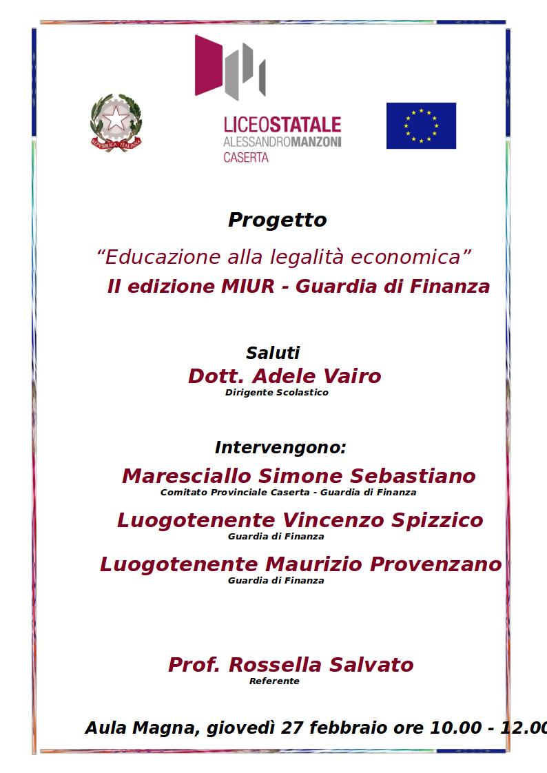 2014-02-26 Progetto educazione alla legalità economica