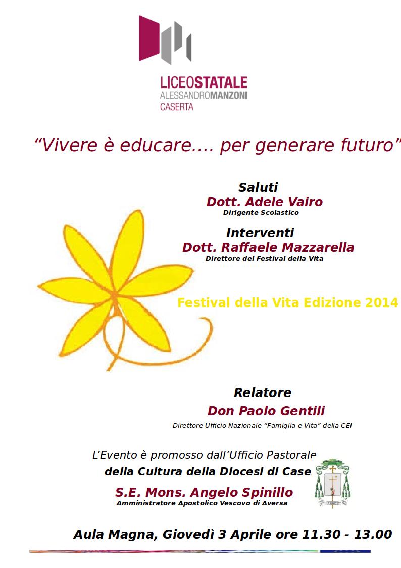 2014-04-03 Locandina Festival della vita