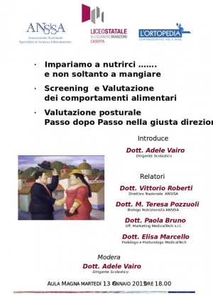 2015-01-13 Impariamo a nutrirci Valutazione posturale