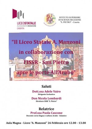 Il Liceo Manzoni apre le porte all'arabo, in collaborazione con l'ISSR San Pietro