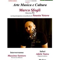 Marco Sfogli, nuovo chitarrista della PFM, al Liceo Manzoni di Caserta