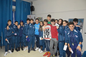Alunni del L. Scientifico a Potenziamento Sportivo con il Campione del Mondo Sica