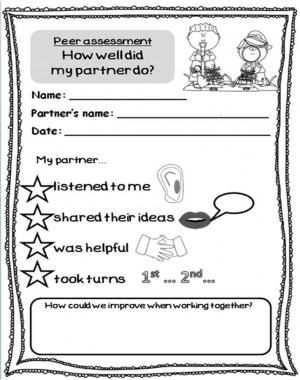 Peer assessment